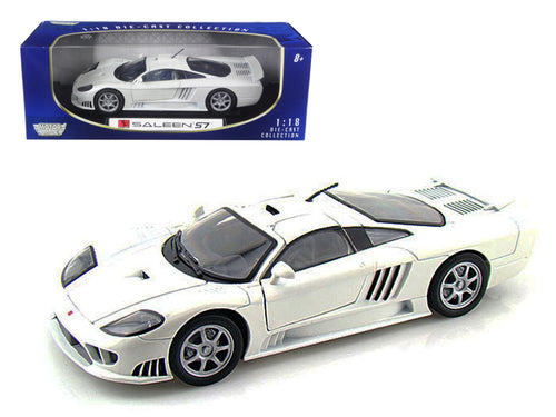 Saleen S7 White 1/18 Diecast Model Car by Motormax — physical