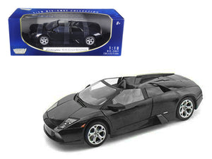 Lamborghini Murcielago Roadster Black 1/18 Diecast Model Car by Motormax — physical