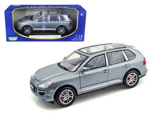 2008 Porsche Cayenne Turbo Silver 1/18 Diecast Model Car by Motormax — physical
