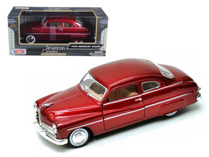 1949 Mercury Red 1/24 Diecast Model Car by Motormax — physical