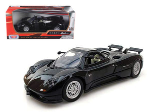 Pagani Zonda C12 Black 1/24 Diecast Car Model by Motormax — physical