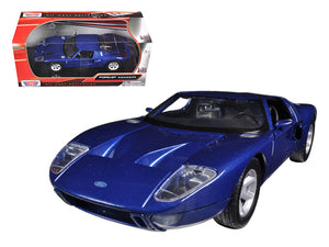 Ford GT Blue 1/24 Diecast Car Model by Motormax — physical