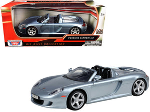 Porsche Carrera GT Gray 1/24 Diecast Model Car by Motormax — physical