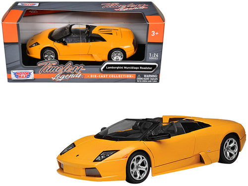 Lamborghini Murcielago Roadster Orange 1/24 Diecast Model Car by Motormax — physical