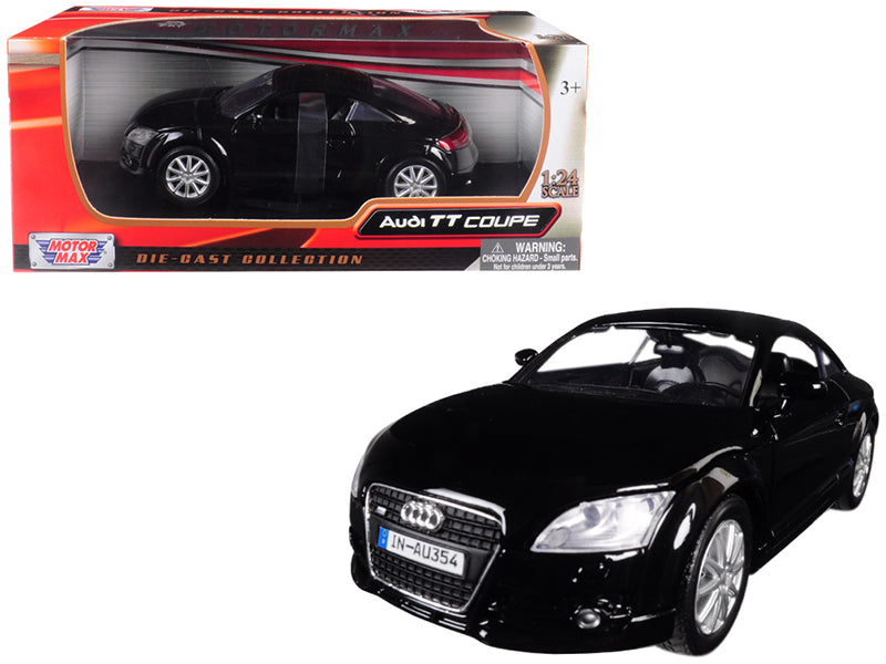 Audi TT Coupe Black 1/24 Diecast Model Car by Motormax — physical