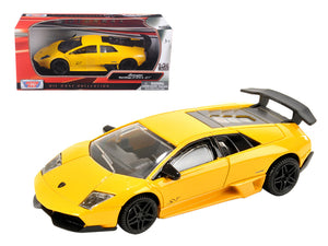 Lamborghini Murcielago LP 670 4 SV Yellow 1/24 Diecast Model Car by Motormax — physical