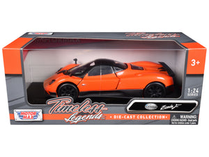 Pagani Zonda F Orange 1/24 Diecast Car Model by Motormax — physical