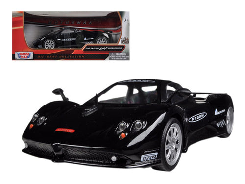 Pagani Zonda F Nurburgring Black 1/24 Diecast Car Model by Motormax — physical
