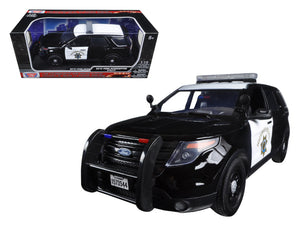 2015 Ford PI Utility Interceptor CHP California Highway Patrol 1/18 Diecast Model Car by Motormax — physical