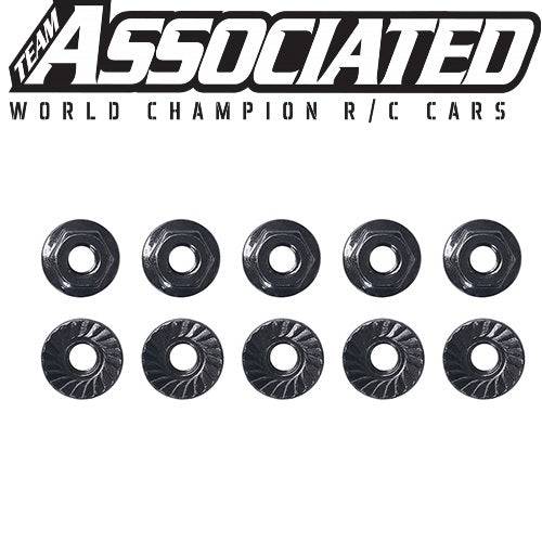 Associated 91150 M4 Low Profile Serrated Steel Wheel Nuts