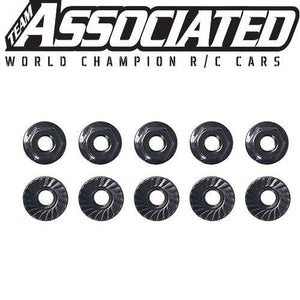 Associated 91150 M4 Low Profile Serrated Steel Wheel Nuts