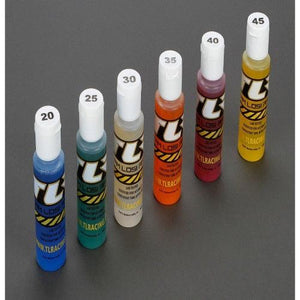 Losi TLR74020 Silicone Shock Oil 6-Pack 20,25,30,35,40,45, 2oz Car/Truck/Buggy