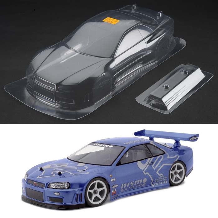 HPI Racing 7427 Nissan Skyline R34 GT-R Clear Body 200mm Sprint 2 / Drift / E10