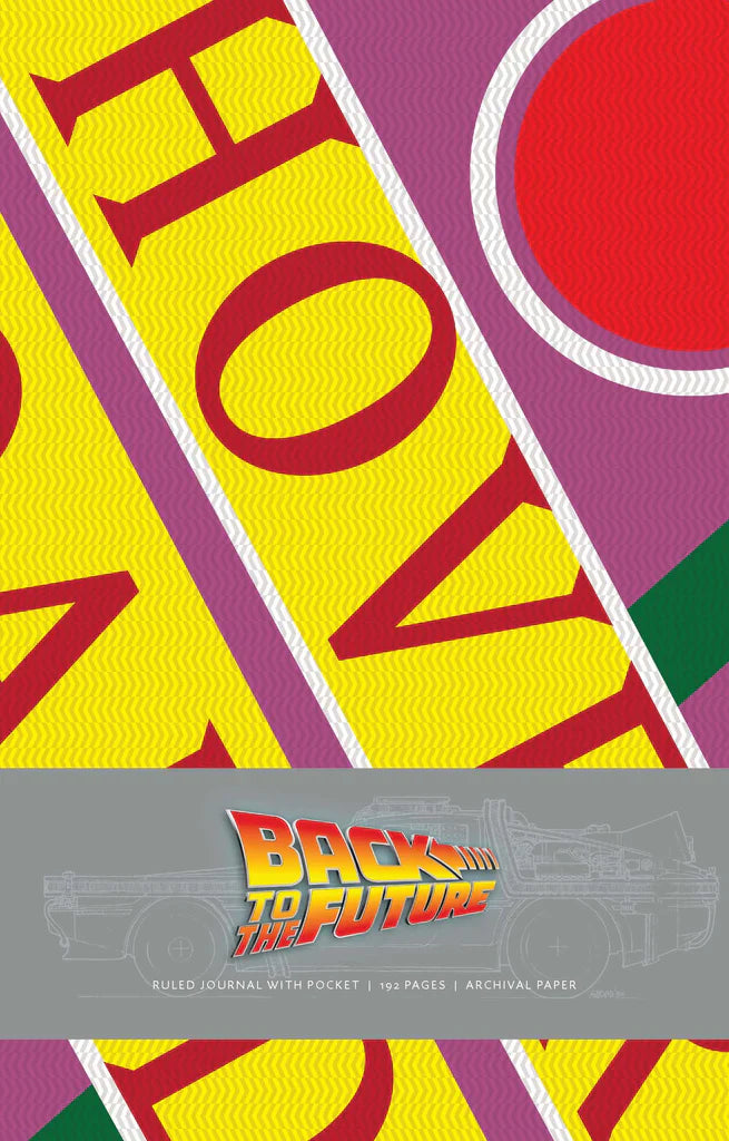 Back to the Future™ Back to the Future Part II ruled journal with pocket [2016] — Hardcover Book