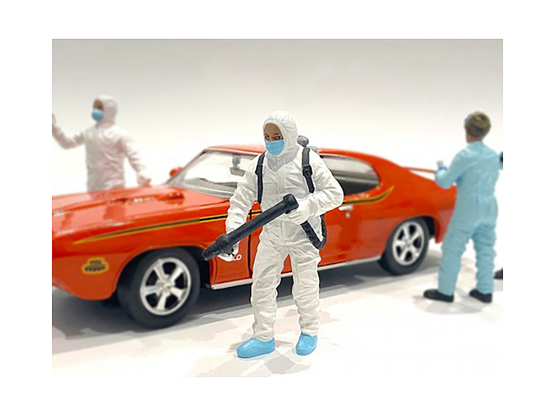 Hazmat Crew Figurine I for 1/18 Scale Models by American Diorama — Scale Model Accessories