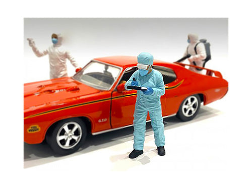 Hazmat Crew Figurine IV for 1/18 Scale Models by American Diorama