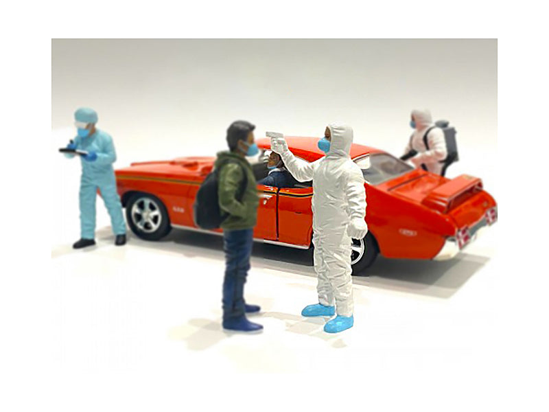 Hazmat Crew Figurine VI for 1/18 Scale Models by American Diorama — Scale Model Accessories