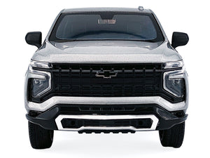 2025 Chevrolet Tahoe PPV Silver Metallic "Custom Builder's Kit - Law Enforcement and Public Service" Series 1/24 Diecast Model Car by Motormax