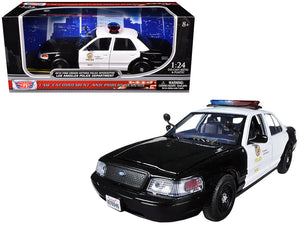 2010 Ford Crown Victoria LAPD Los Angeles Police Department Car 1/24 Diecast Car Model by Motormax — physical