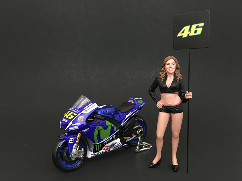 Paddock Girl Figure For 1:18 Scale Models by American Diorama — Scale Model Accessories