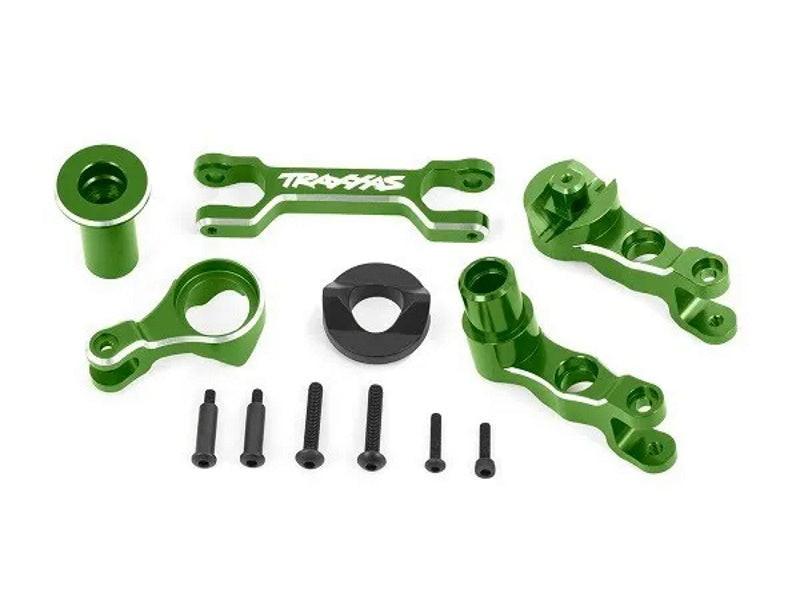 PowerHobby Traxxas 7746-GRN - Aluminum Steering Bellcranks Green For X-Maxx
