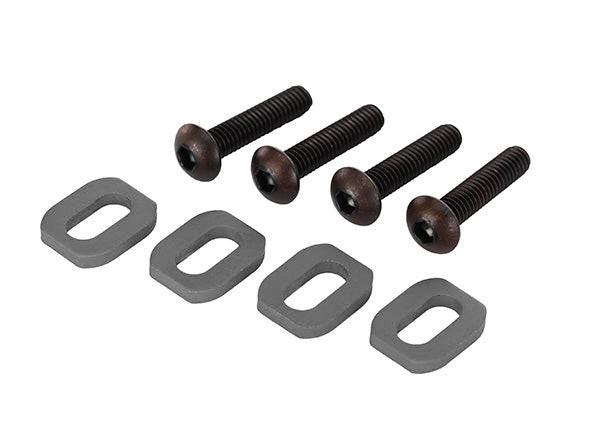 PowerHobby Traxxas 7759-GRAY Gray Aluminum Motor Mount Washers (4) X-Maxx XRT