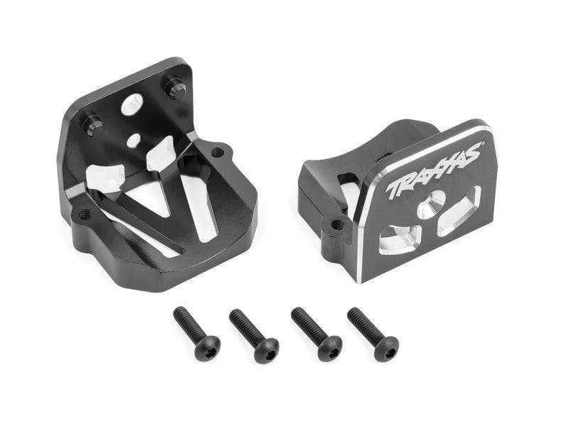 PowerHobby Traxxas 7760-GRAY - Motor Mount Aluminum Gray Front & Rear For XRT / X-Maxx