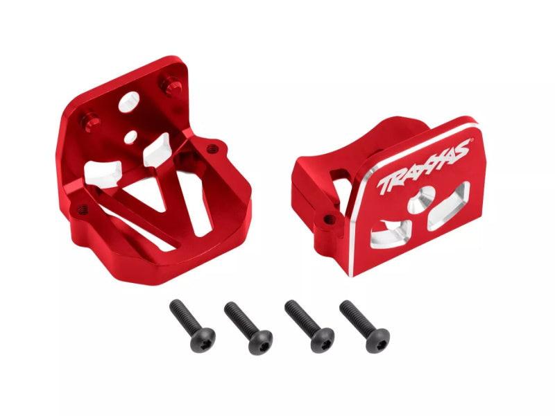 PowerHobby Traxxas 7760-RED - Motor Mount Aluminum RED Front & Rear For XRT / X-Maxx