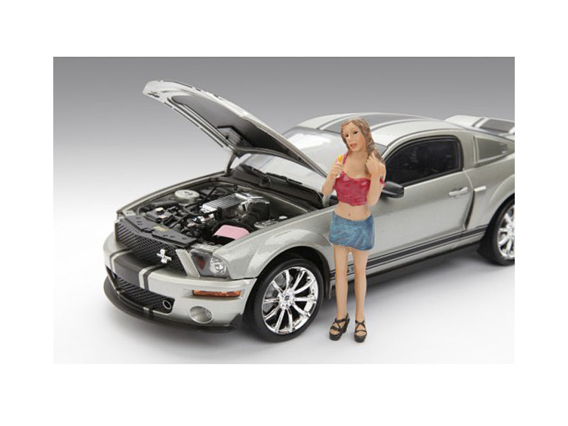 Female Monica Figure For 1:18 Diecast Model Cars by American Diorama — Scale Model Accessories
