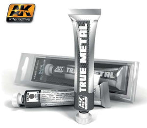 Black Forest® Hobby Supply Co AK Interactive 456 True Metal: Dark Aluminum Wax Paint 20ml Tube — Glues, Paints, Tools > AK