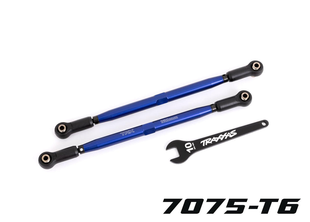 PowerHobby Traxxas 7897X Blue188 mm WideMaxx TUBES Aluminum Toe Links X-Maxx XRT