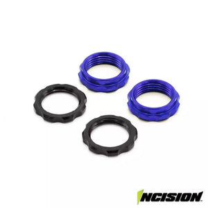 Incision IRC00519 S8E Machined Aluminum Spring Collars (Blue)