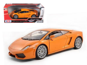 Lamborghini LP 560-4 Orange 1/18 Diecast Car Model by Motormax — physical