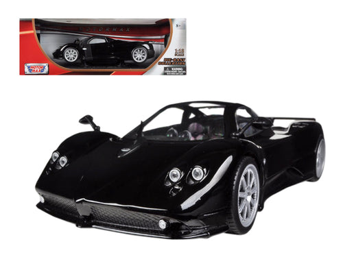 Pagani Zonda F Black 1/18 Diecast Car Model by Motormax — physical