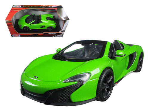 McLaren 650S Spider Green 1/24 Diecast Model Car by Motormax — physical