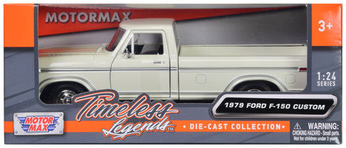 1979 Ford F-150 Pickup Truck White 1/24 Diecast Model Car by Motormax — physical
