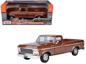 1979 Ford F-150 Pickup Truck Brown 1/24 Diecast Model Car by Motormax — physical