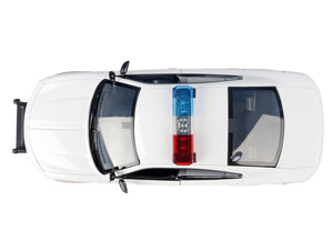 2023 Dodge Charger Pursuit Police Car "Royal Canadian Mounted Police (RCMP)" White with Flashing Light Bar and Front and Rear Lights and Sound 1/24 Diecast Model Car by Motormax