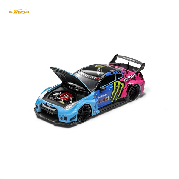 (Pre-Order) Demon King Auto GT-R R35 LBWK Monster Livery 1:64