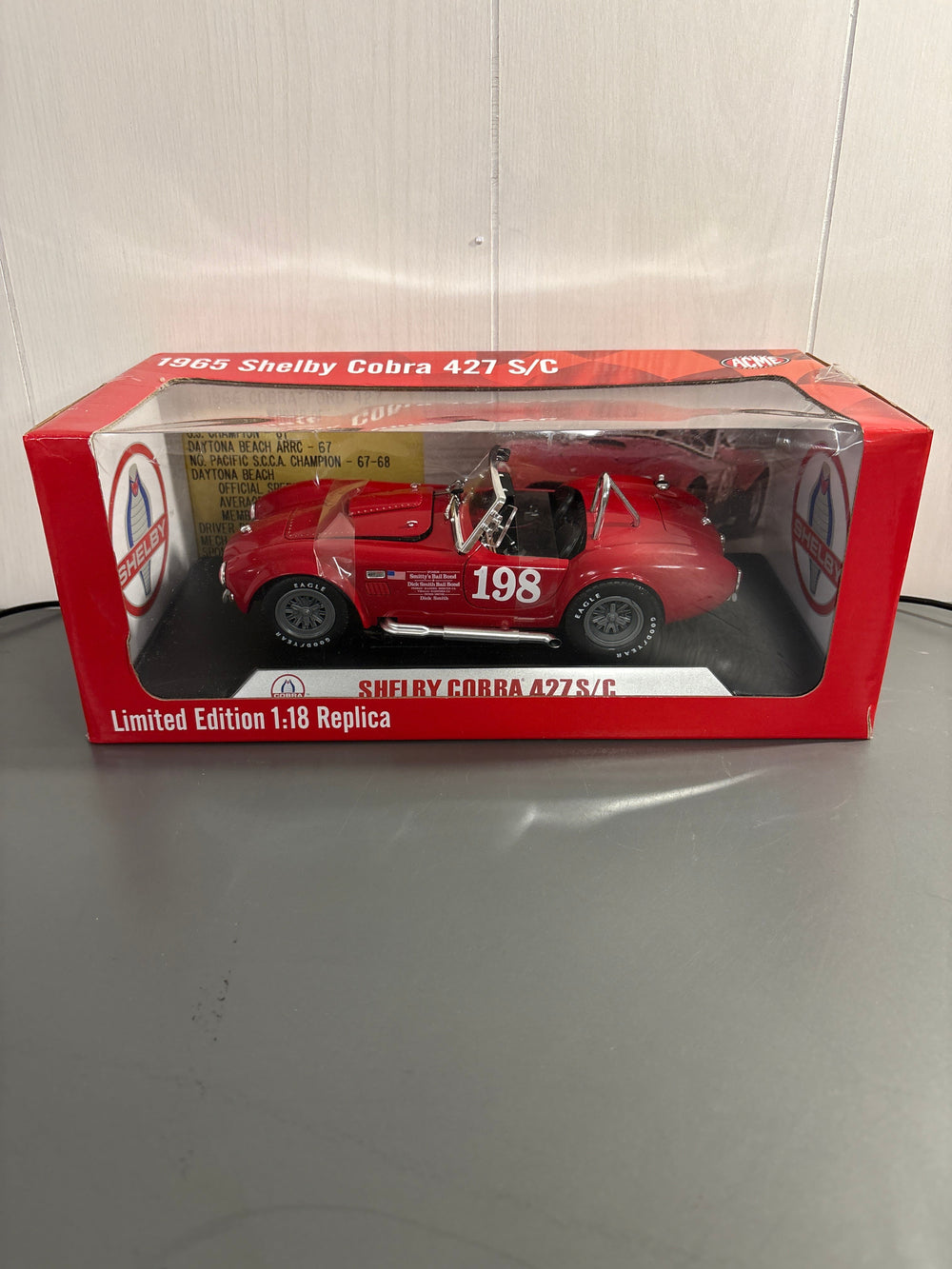 S and E Hobbies and Collectables Acme 1965 Shelby Cobra 427 S/C Diecast