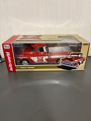 S and E Hobbies and Collectables Auto World 1957 Chevy Cameo Diecast