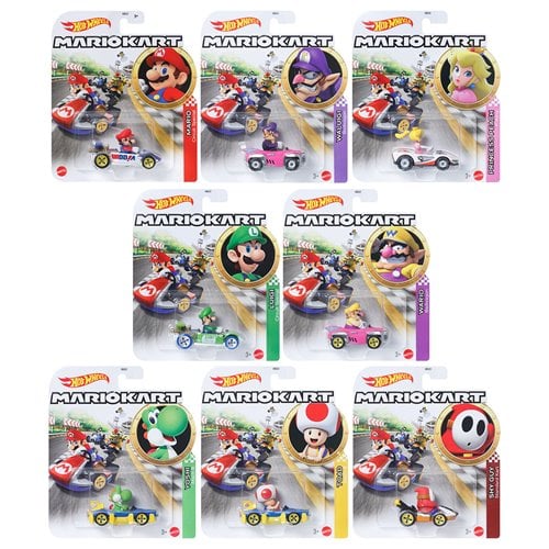 Mario Kart Hot Wheels 2025 Mix 6 - Echo Six Hobbies
