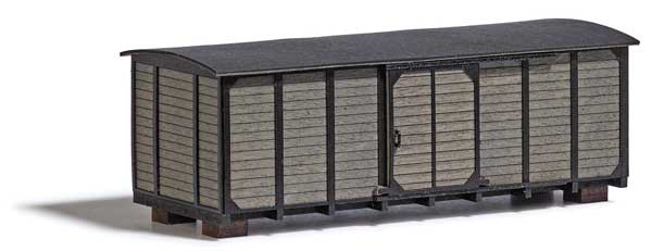 Black Forest® Hobby Supply Co Busch 1986 HO Scale Wooden Shed -- Laser-Cut Wood Kit — HO Scale Structures > Busch