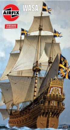 Black Forest® Hobby Supply Co Airfix 9256 1/144 Wasa Sailing Ship — Boat & Ship Kits > Airfix