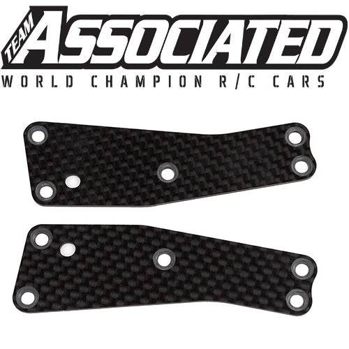 Associated 81482 RC8T3.2 Front Upper Suspension Arm Inserts 1.2mm carbon fiber
