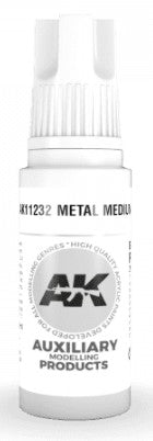 Black Forest® Hobby Supply Co AK Interactive 11232 Metal Medium 3G Acrylic Paint 17ml Bottle — Glues, Paints, Tools > AK