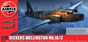 Black Forest® Hobby Supply Co Airfix 8019 1/72 Vickers Wellington Mk IA/C RAF Bomber — Military Aircraft Kits > Airfix
