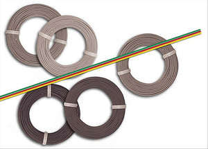 Busch 1782 All Scale 3-Conductor Flat Cable, 5m