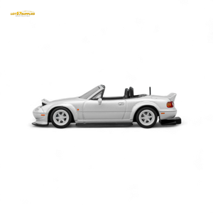 Microturbo Custom MX5 Rocket Bunny - Metallic White 1:64