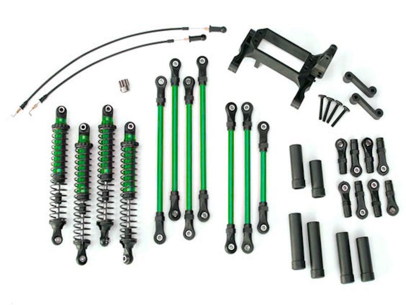 PowerHobby Traxxas 8140-GRN Long Arm Lift Kit Complete Green for TRX-4 Ford Bronco/Defender